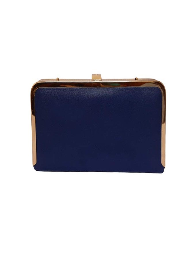 Malvina Cross Body Chain Sling Bag for Women and Girls College Office Clutches/Handbag/Chained Sling Belt Stylish Latest Bag (Blue) - Image 3